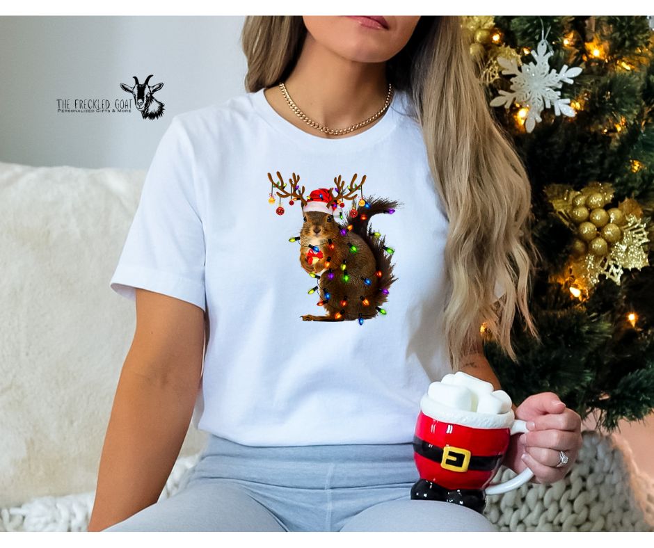 Christmas Squirrel T-Shirt