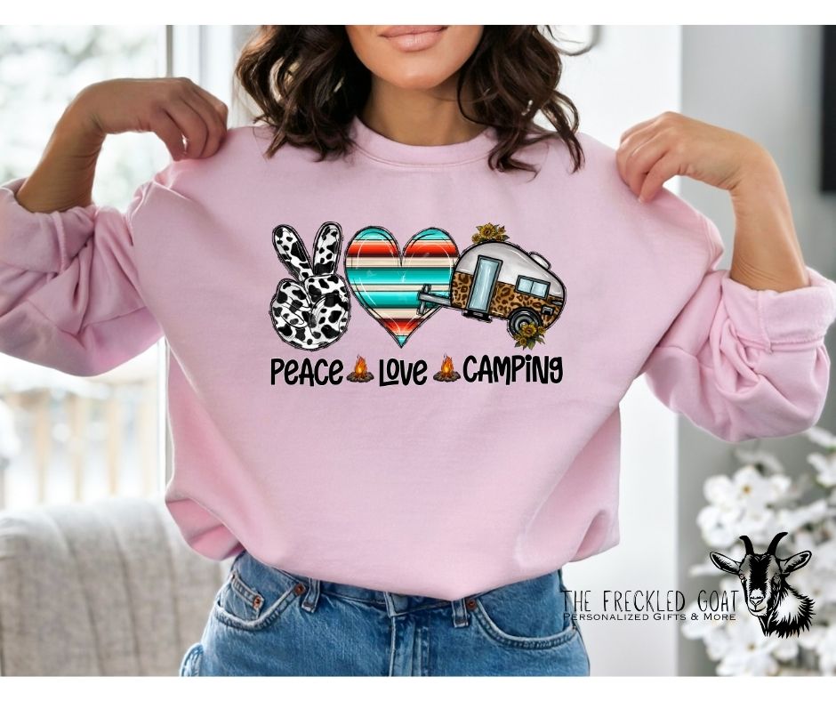 Peace Love Camping Sweatshirt