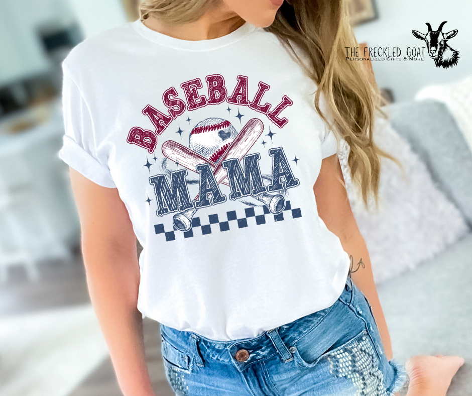 Baseball Mama w/Baseball and Bats