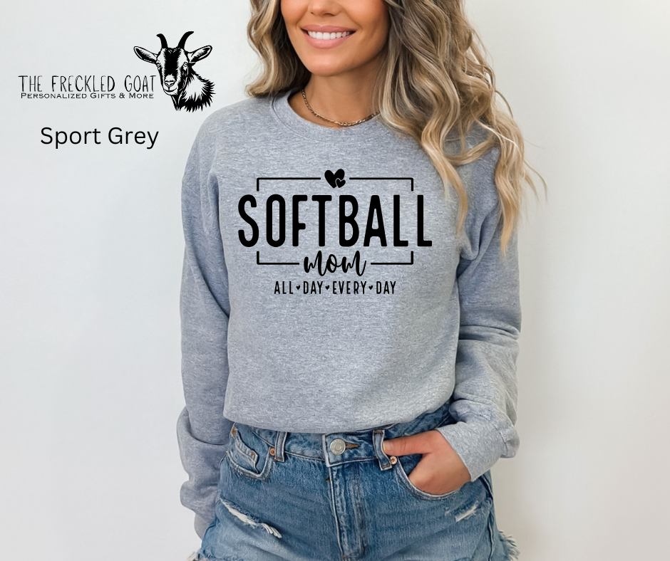 Softball Mom All Day Every Day 1