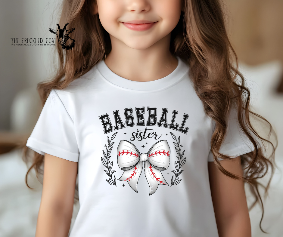 Baseball Sister Coquette Bow ~ Youth