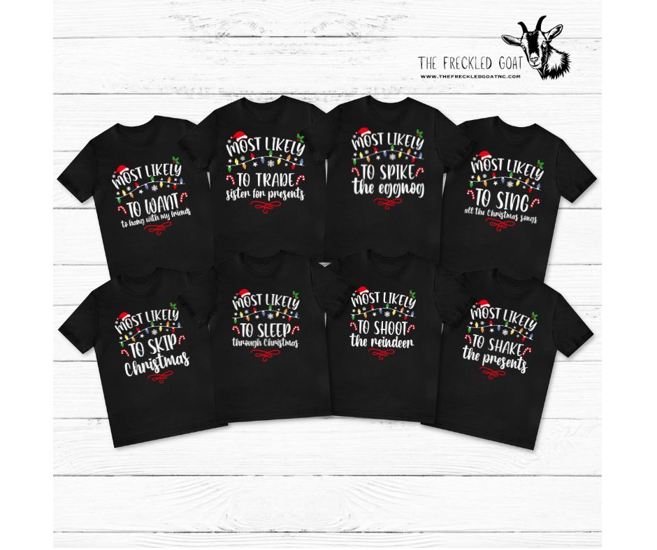 Family & Friends Christmas T-Shirts