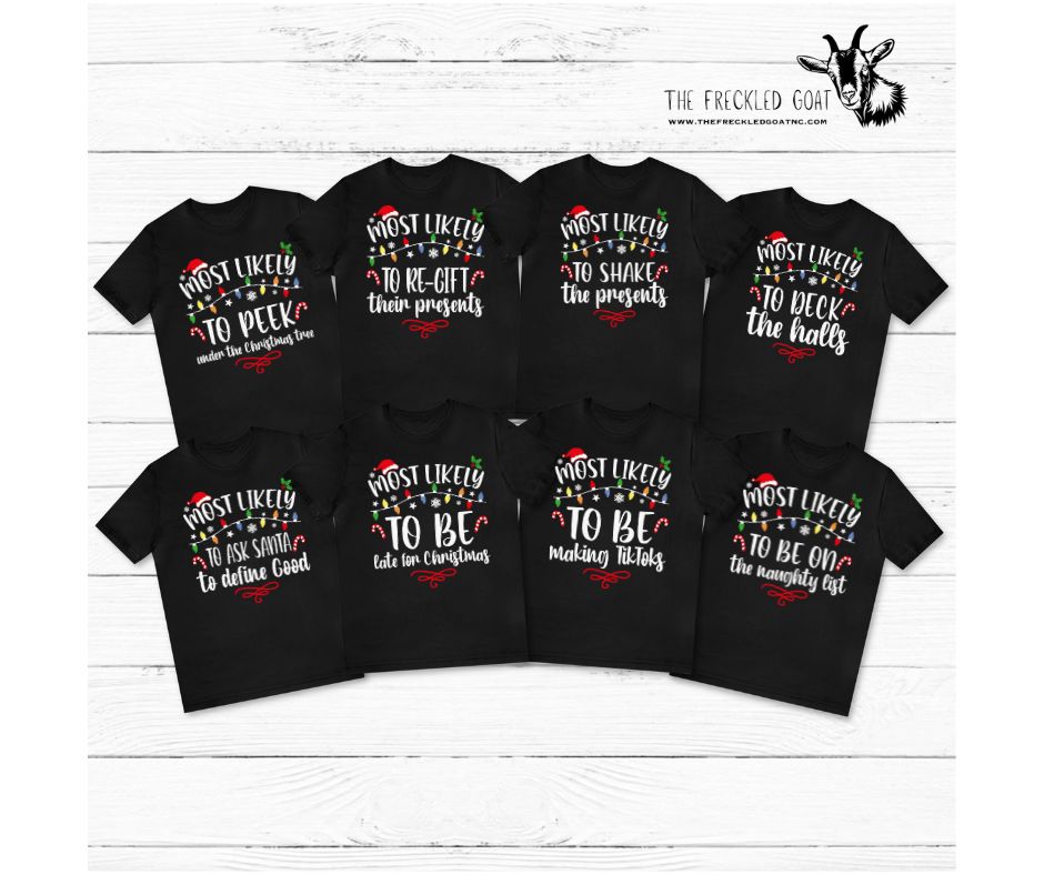 Family & Friends Christmas T-Shirts