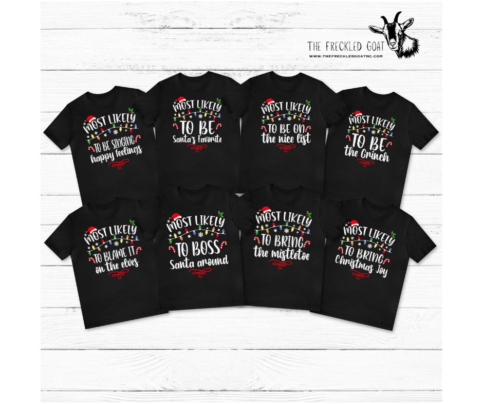 Family & Friends Christmas T-Shirts