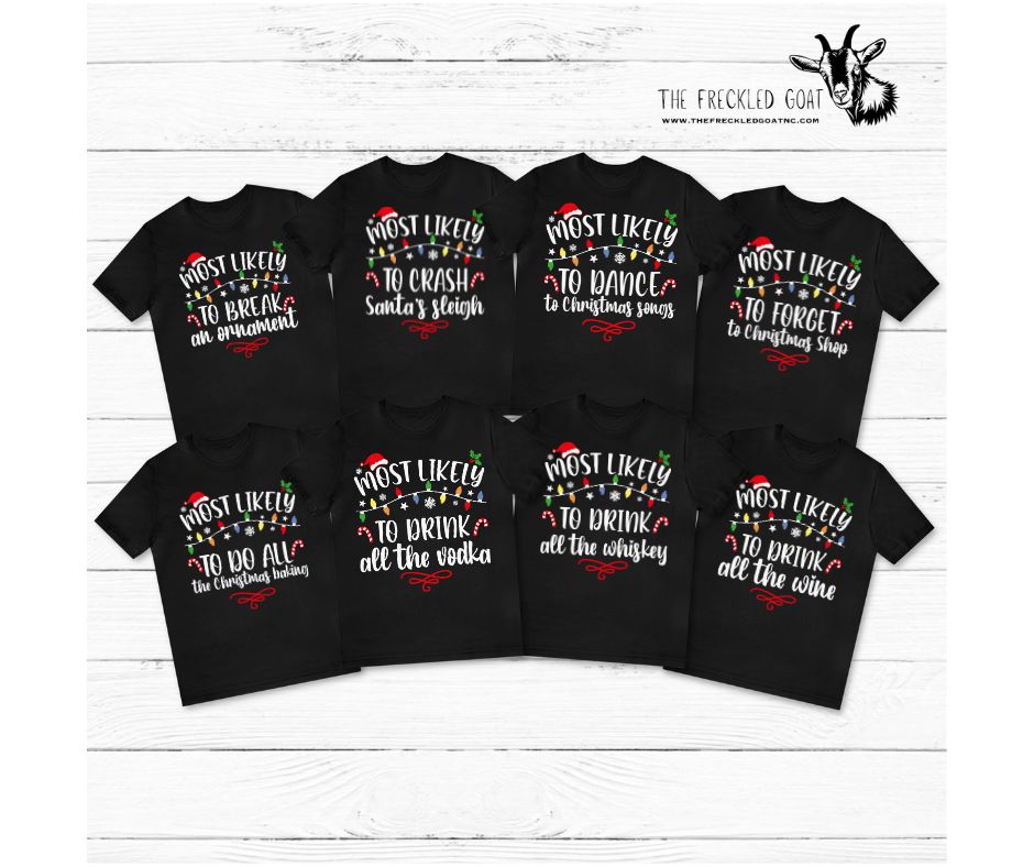 Family & Friends Christmas T-Shirts