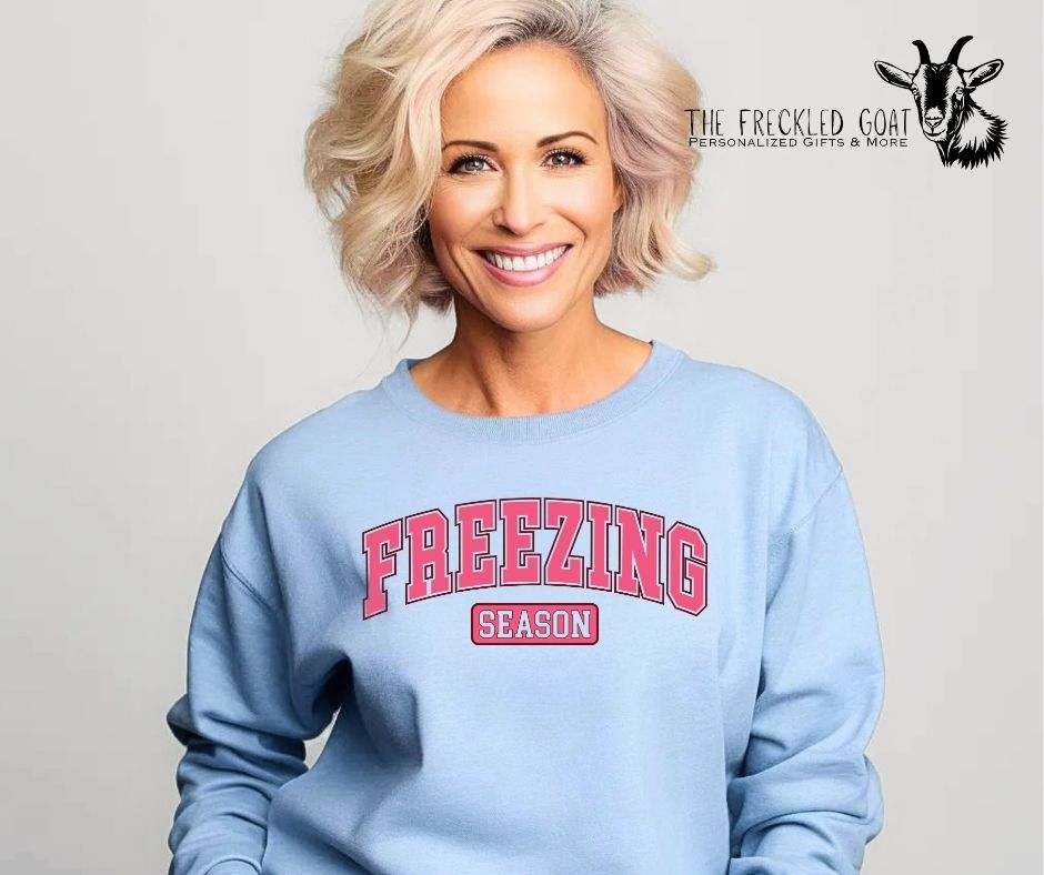 Freezing Season Pink Ink Sweatshirt