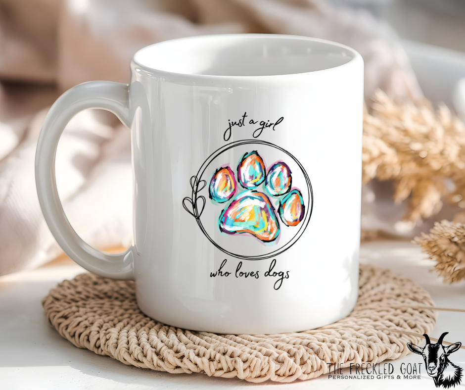 Just A Girl Who Loves Dogs Coffee Mug