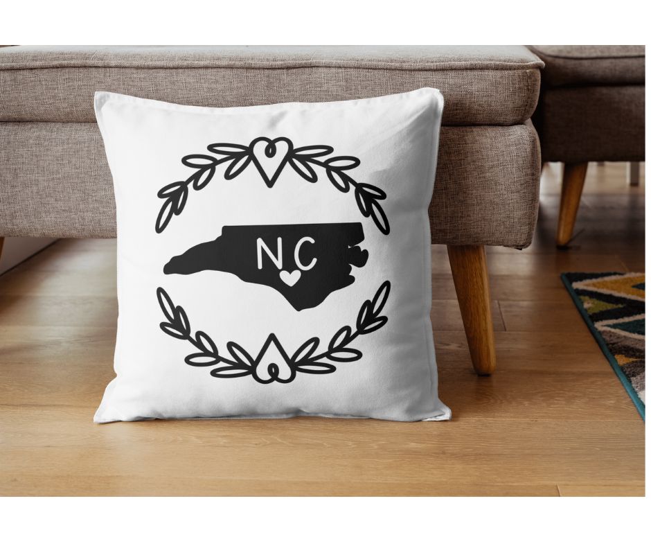 NC Laurel Pillow Cover