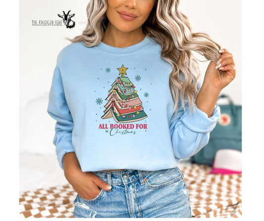 All Booked For Christmas Sweatshirt