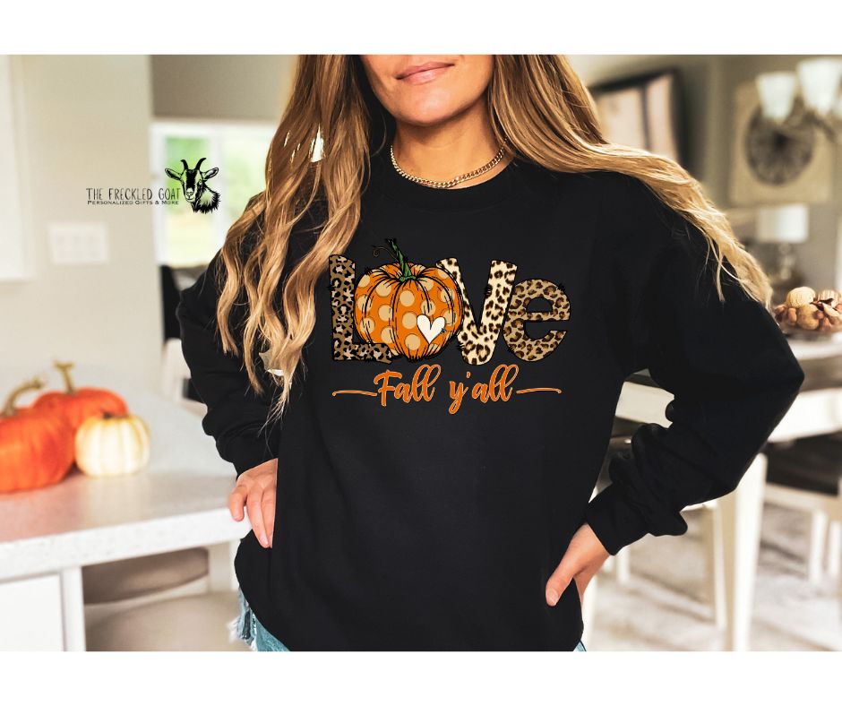 Love Fall Y'all Sweatshirt