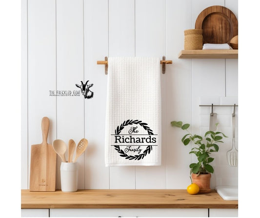 Family Name Tea Towel