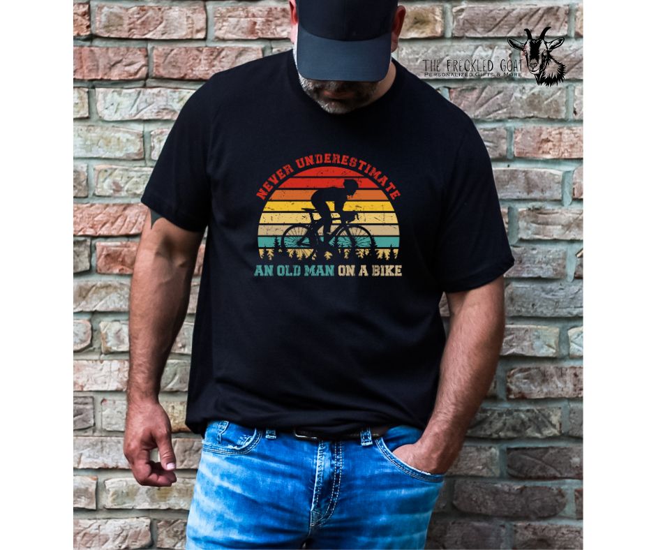 Old Man On A Bike T-Shirt