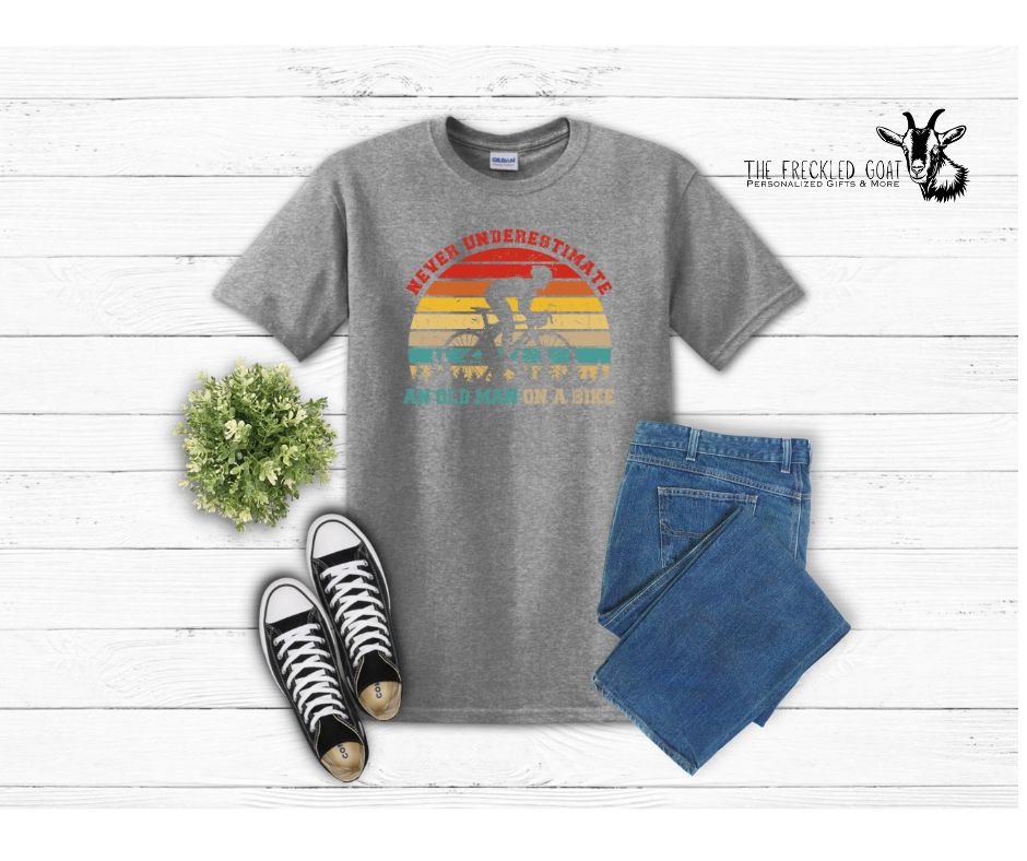 Old Man On A Bike T-Shirt