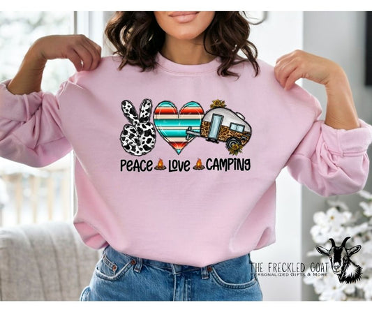 Peace Love Camping Sweatshirt