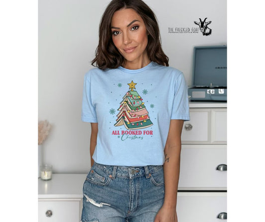 All Booked For Christmas T-Shirt