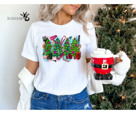 Hair Stylist Christmas T-shirt