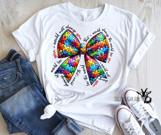 Autism Coquette Bow