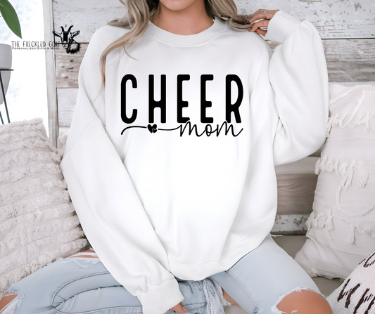 Cheer Mom w/Hearts