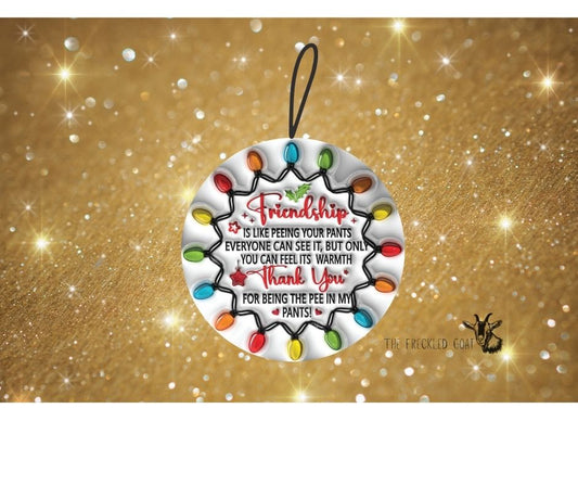 Friendship Christmas Ornament