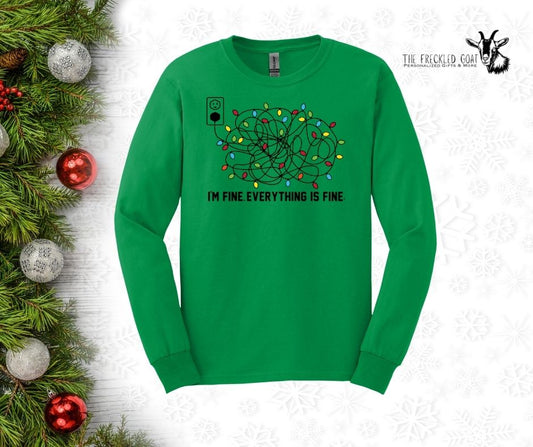 I'm Fine Long-Sleeve T-Shirt