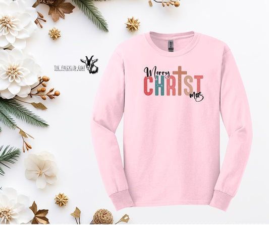 Merry CHRISTmas Long Sleeve T-Shirt