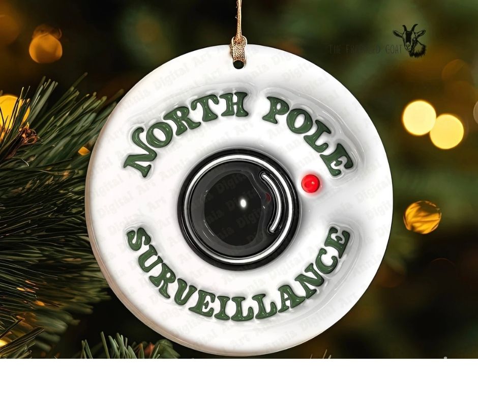 Surveillance Christmas Ornament