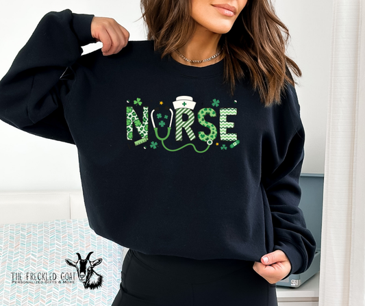 St Patrick's Day Nurse