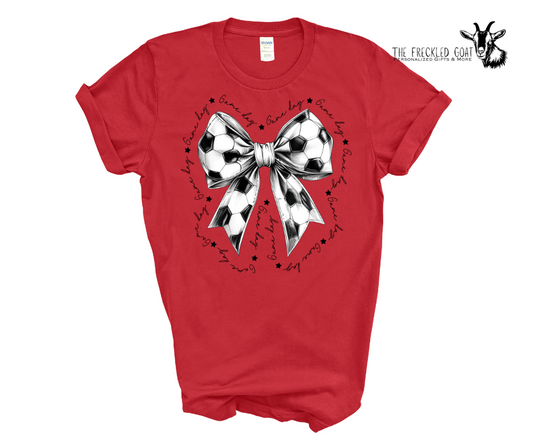 Soccer Coquette Bow Game Day