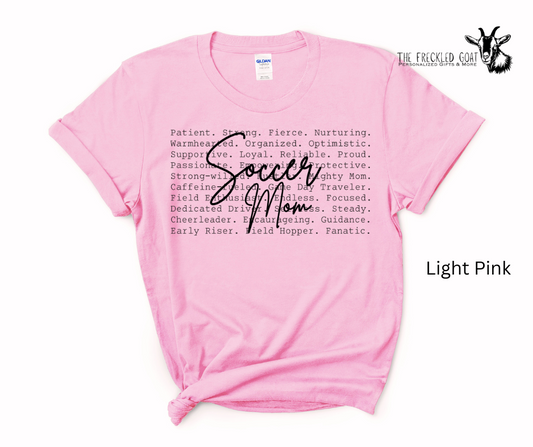 Soccer Mom Words