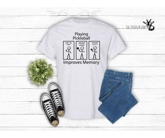 Pickleball Improves Memory T-Shirt