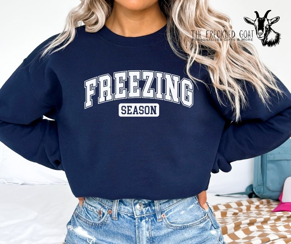 Freezing Season White Ink Sweatshirt