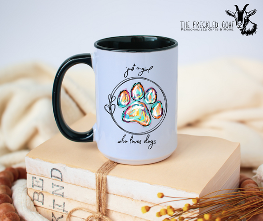 Just A Girl Who Loves Dogs Coffee Mug