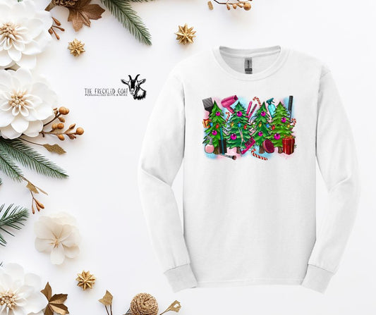 Hair Stylist Christmas Long Sleeve T-shirt