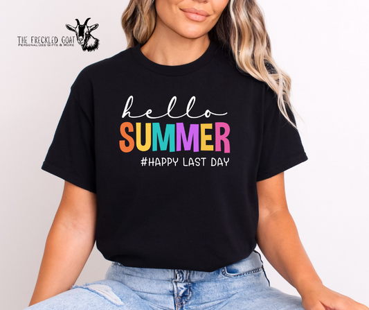 Hello Summer White Ink
