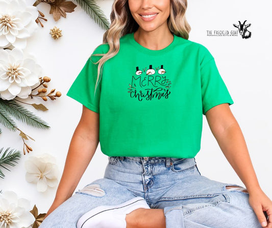 Merry Christmas Snowman T-Shirt