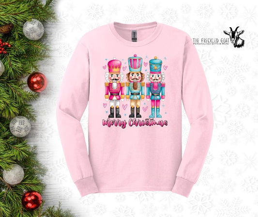 Merry Christmas Nutcracker Long-Sleeve T-Shirt