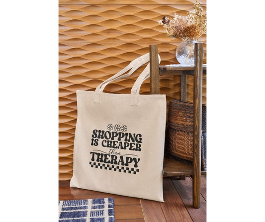 Shopping Is Cheaper Tote