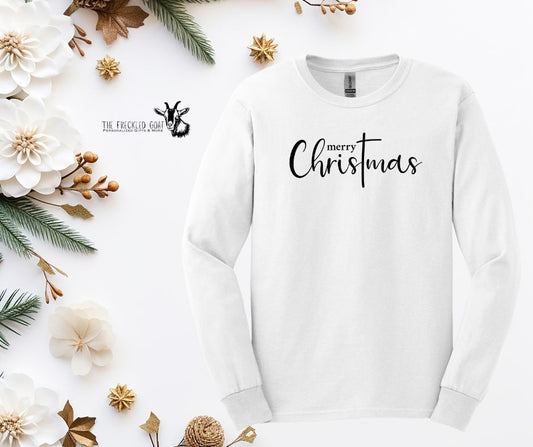 Simply Merry Christmas Long Sleeve T-Shirt